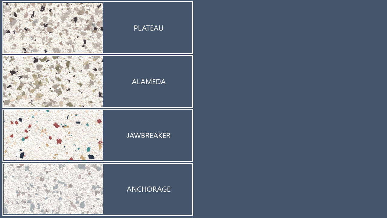 Epoxy Flooring Color Chart Dream Garage